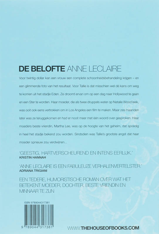Achterkant van De belofte