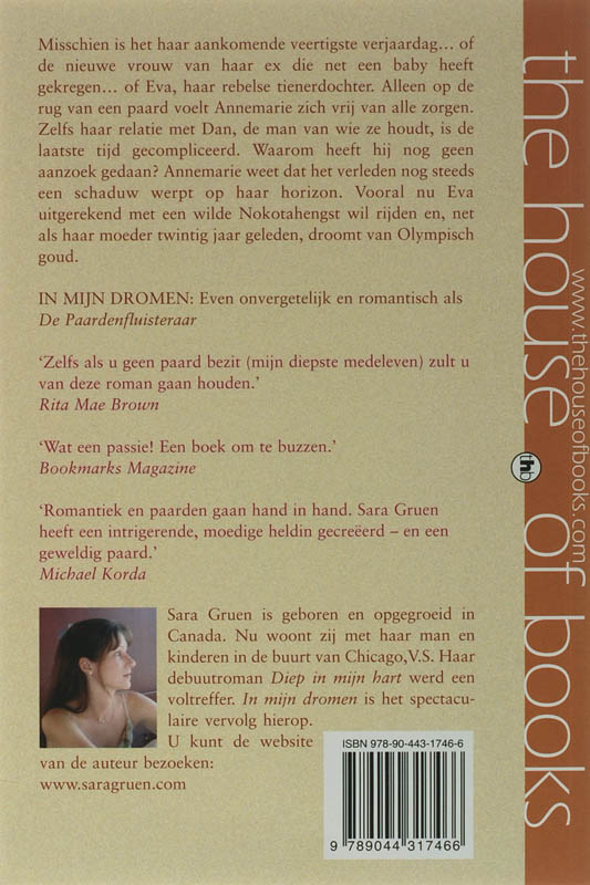 Achterkant van In mijn dromen