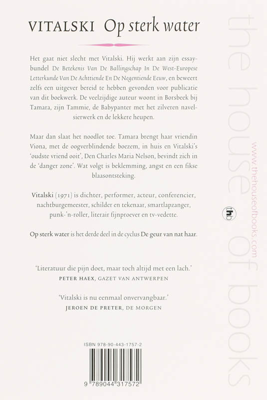 Achterkant van Op sterk water