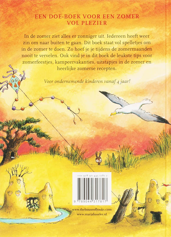 Achterkant van Super zonnig doe-boek