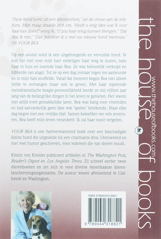 Achterkant van Voor Bea