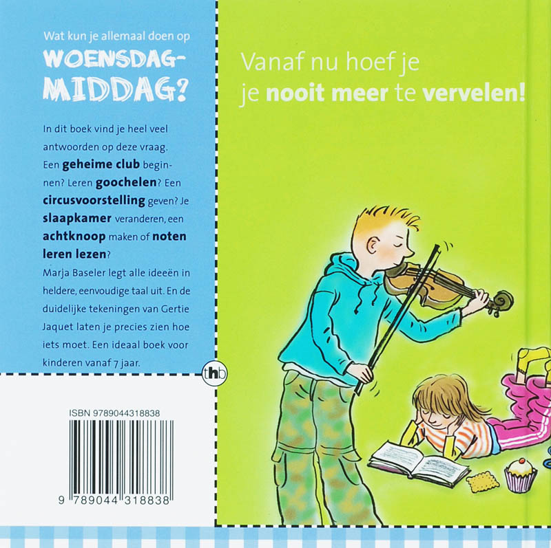 Achterkant van Het leukste doe-boek voor de woensdagmiddag