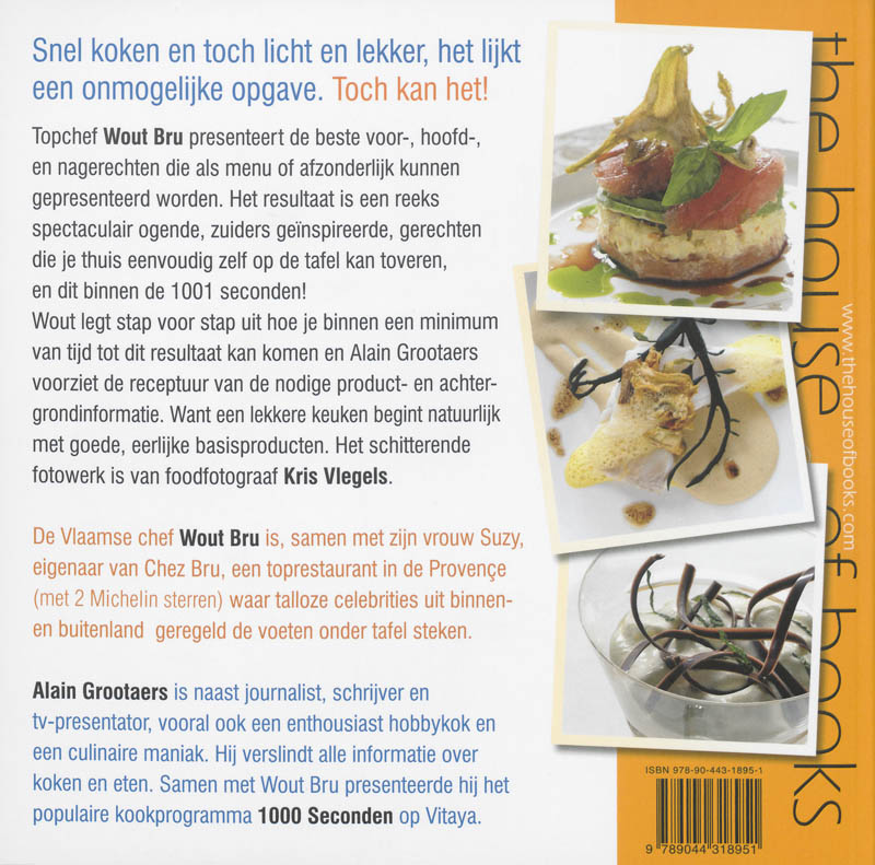 Achterkant van Lekker koken met sterren
