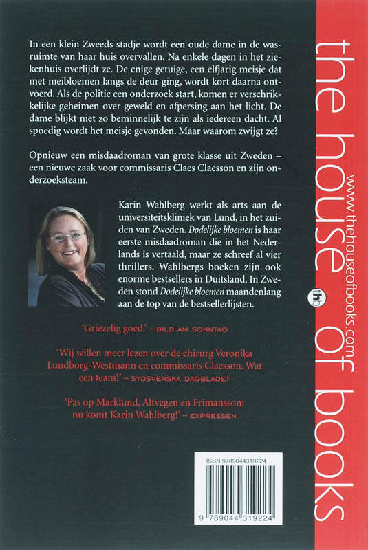 Achterkant van Dodelijke bloemen