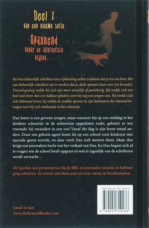 Achterkant van 1 de gedaanteverwisseling