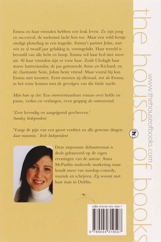 Achterkant van Mijn hart op slot