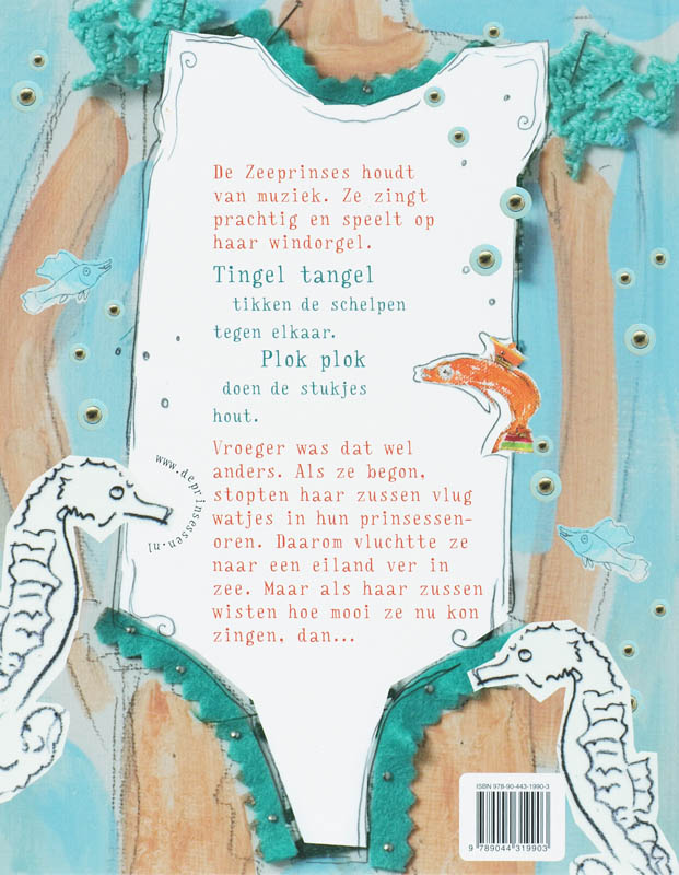 Achterkant van Het lied van de Zeeprinses