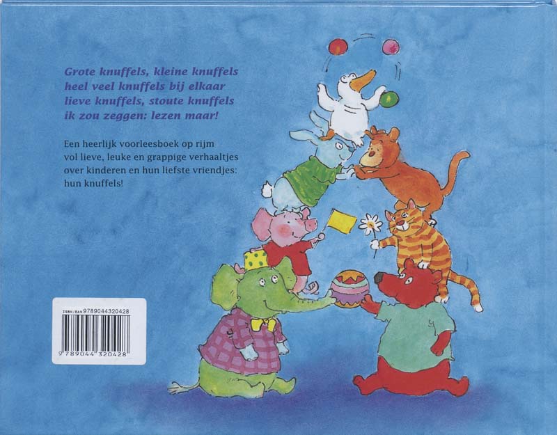 Achterkant van Het knuffelboek voor peuters en kleuters