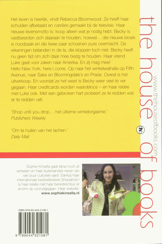 Achterkant van Shopaholic! in alle staten