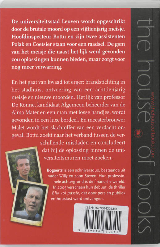 Achterkant van Het intiem verlangen