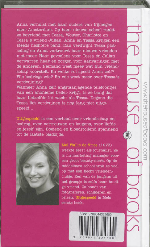 Achterkant van Uitgespeeld