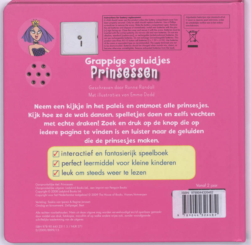 Achterkant van Prinsessen