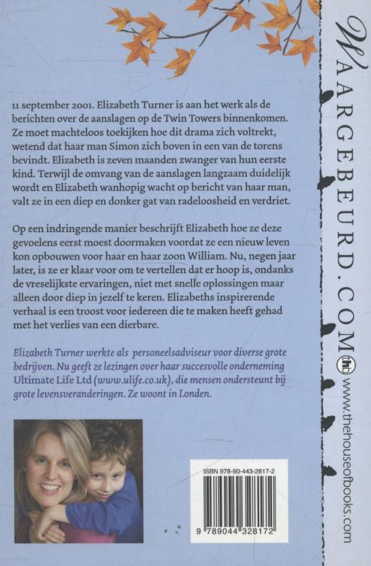 Achterkant van Blauwe hemel in de herfst