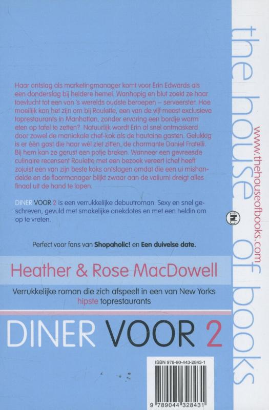 Achterkant van Diner voor 2