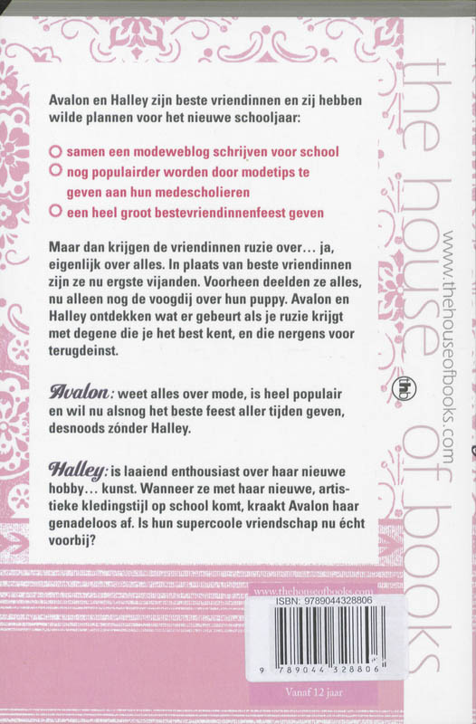 Achterkant van Beste vriendinnen, ergste vijanden