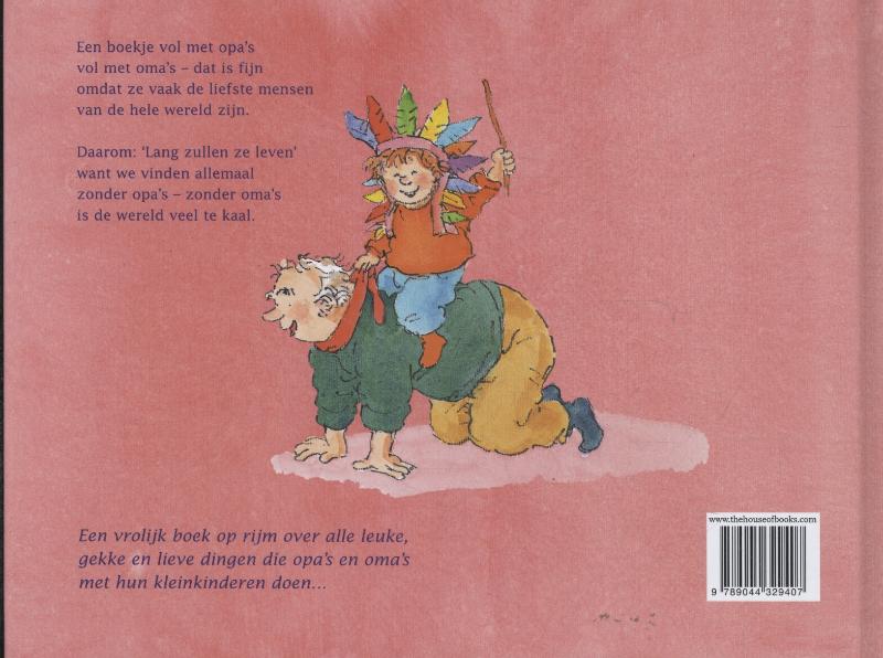 Achterkant van Het opa en oma-boek