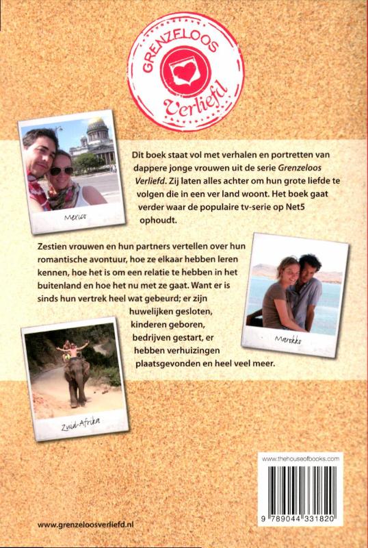 Achterkant van Grenzeloos verliefd