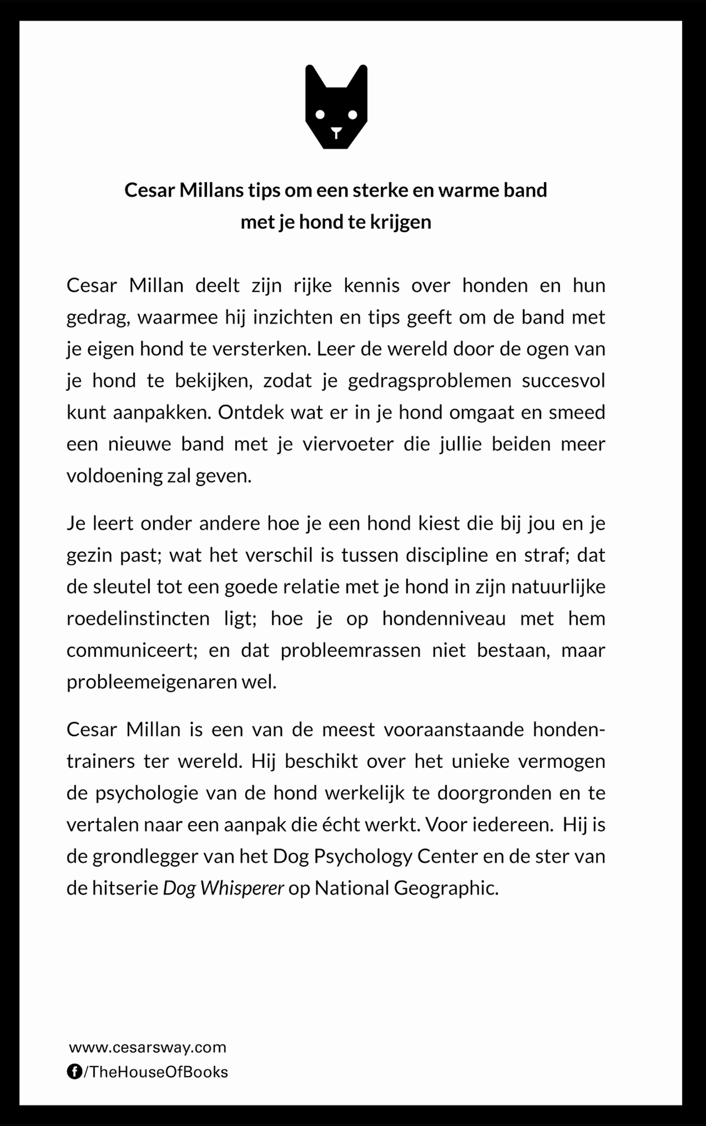 Achterkant van Cesars aanpak