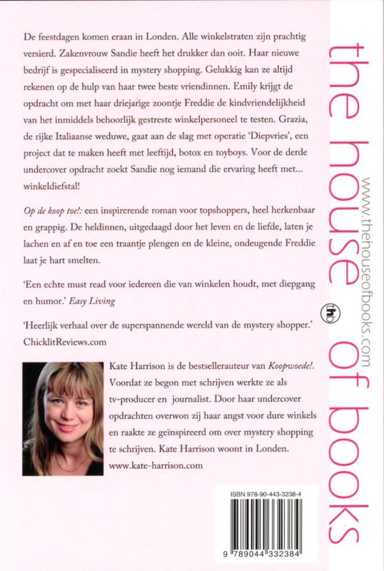 Achterkant van Op de koop toe
