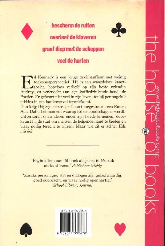 Achterkant van De boodschapper