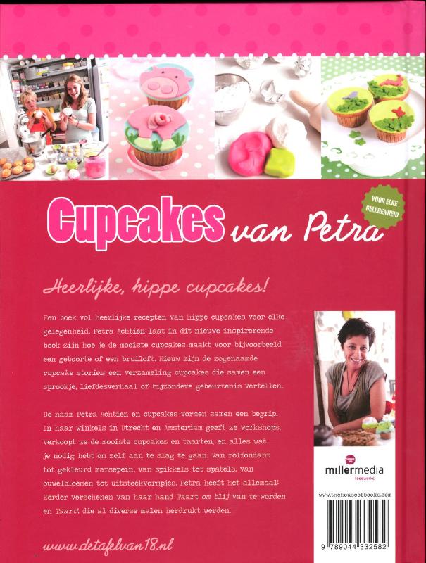 Achterkant van Cupcakes van Petra