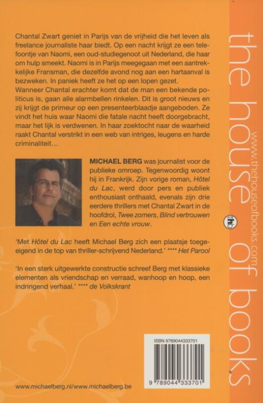 Achterkant van Nacht in Parijs