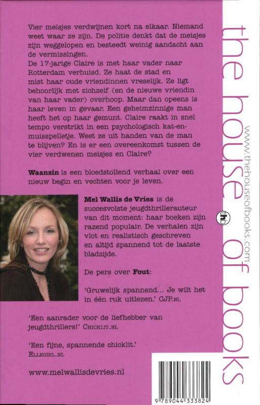 Achterkant van Waanzin
