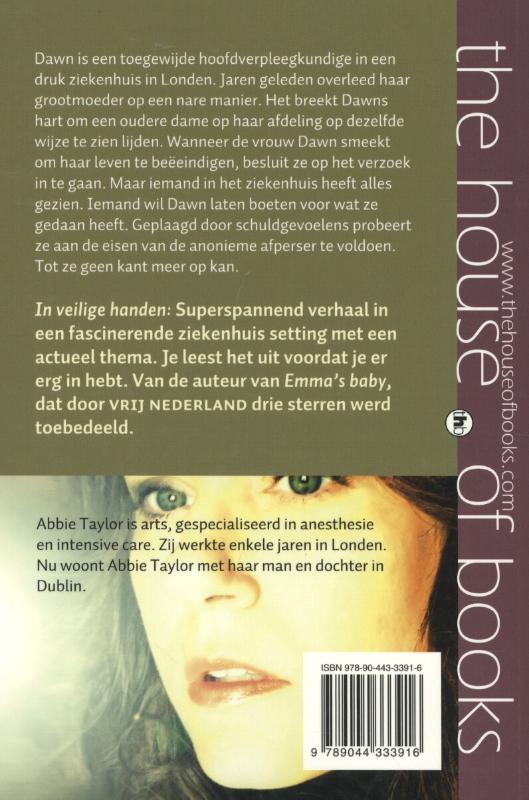 Achterkant van In veilige handen