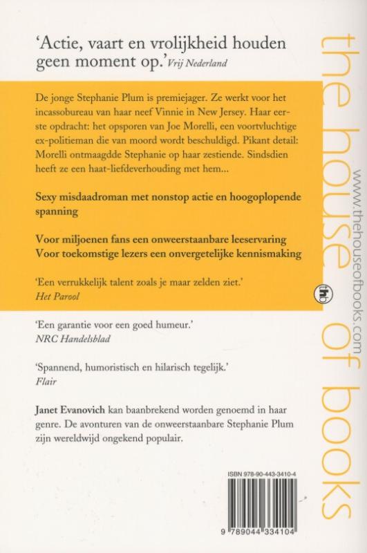 Achterkant van One for the money