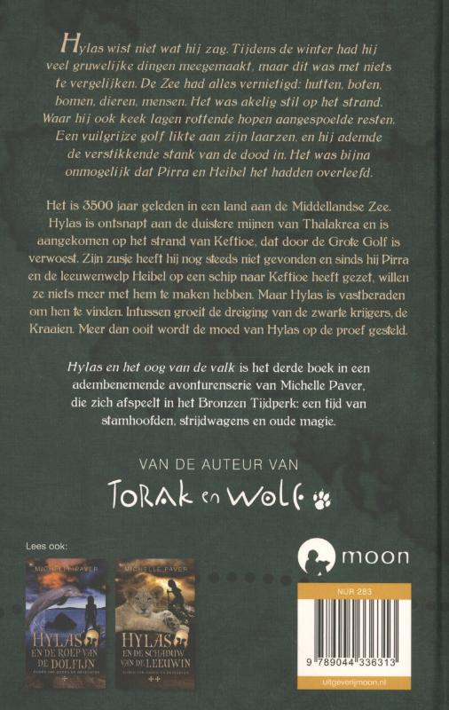 Achterkant van Hylas en het oog van de valk