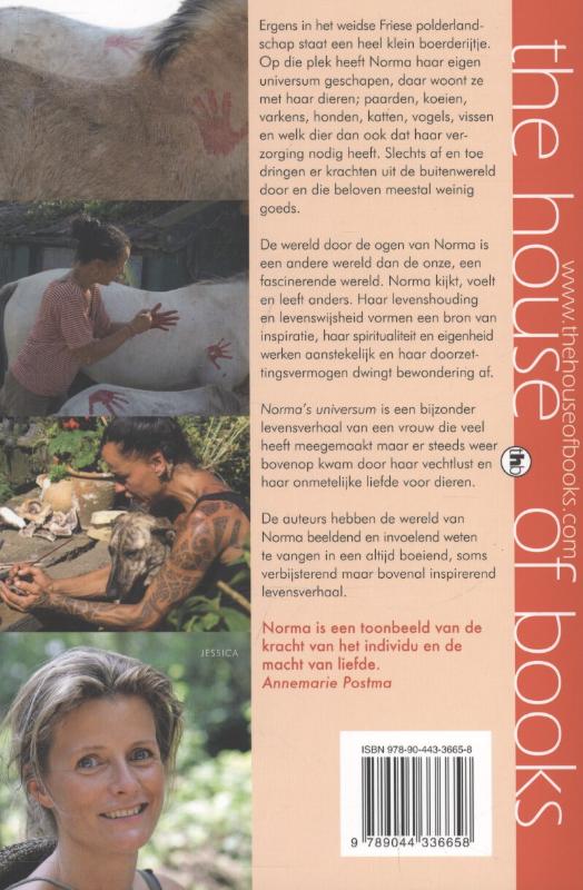 Achterkant van Normas universum