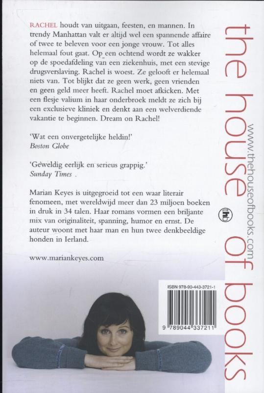 Achterkant van De vakantie van Rachel