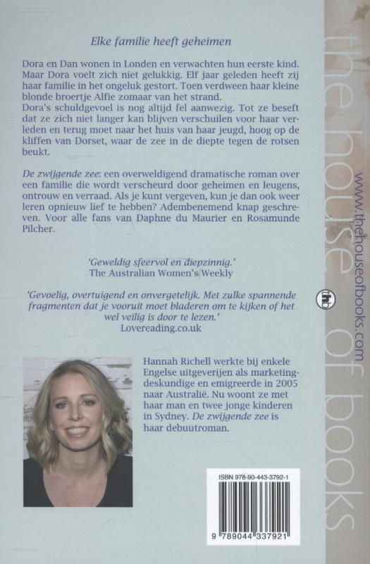 Achterkant van De zwijgende zee