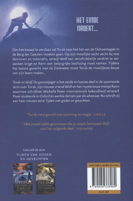 Achterkant van De geestenjager