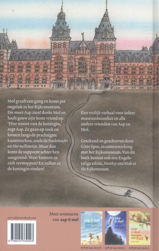 Achterkant van Aap & Mol in het Rijksmuseum