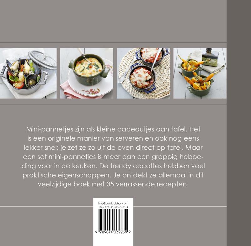 Achterkant van Mini-pannetjes