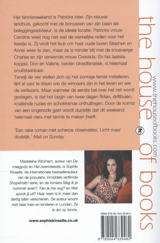 Achterkant van De tennisparty