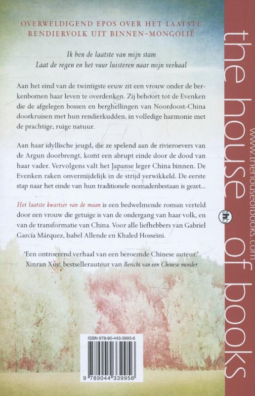 Achterkant van Het laatste kwartier van de maan