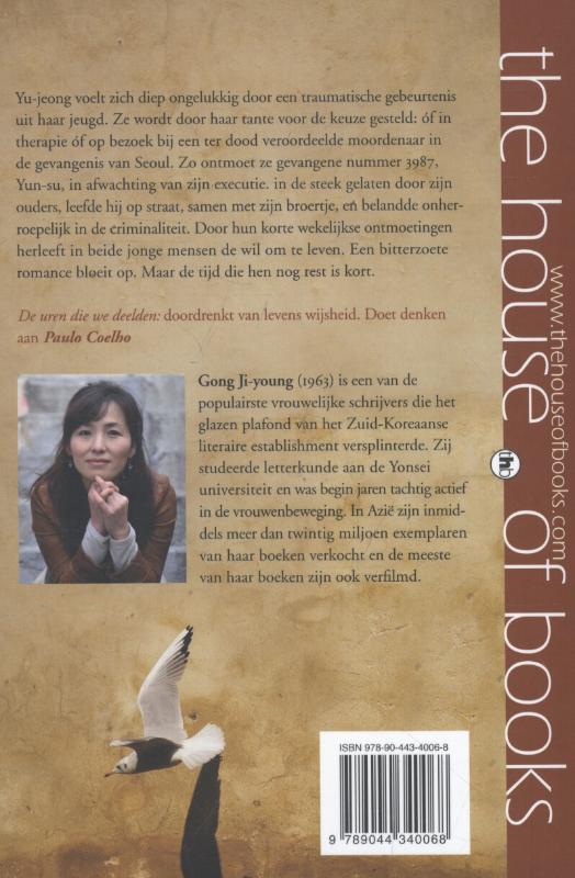 Achterkant van De uren die we deelden