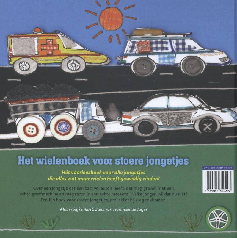 Achterkant van Het wielenboek voor stoere jongetjes