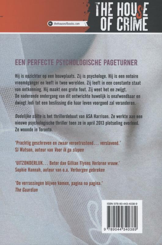 Achterkant van Dodelijke stilte