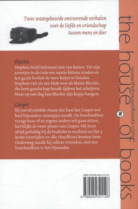 Achterkant van Blackie en Casper