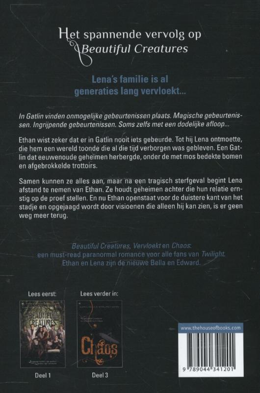 Achterkant van Vervloekt
