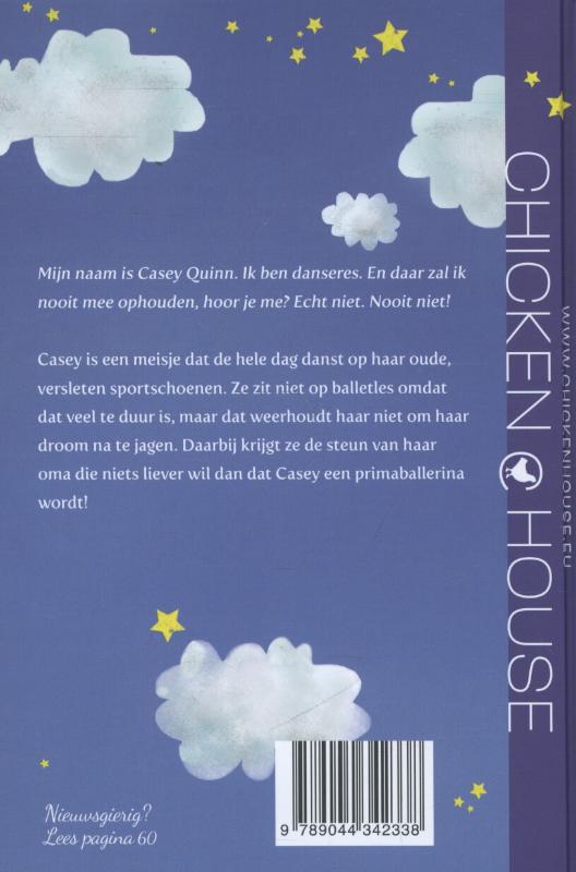 Achterkant van Dansen tussen de sterren