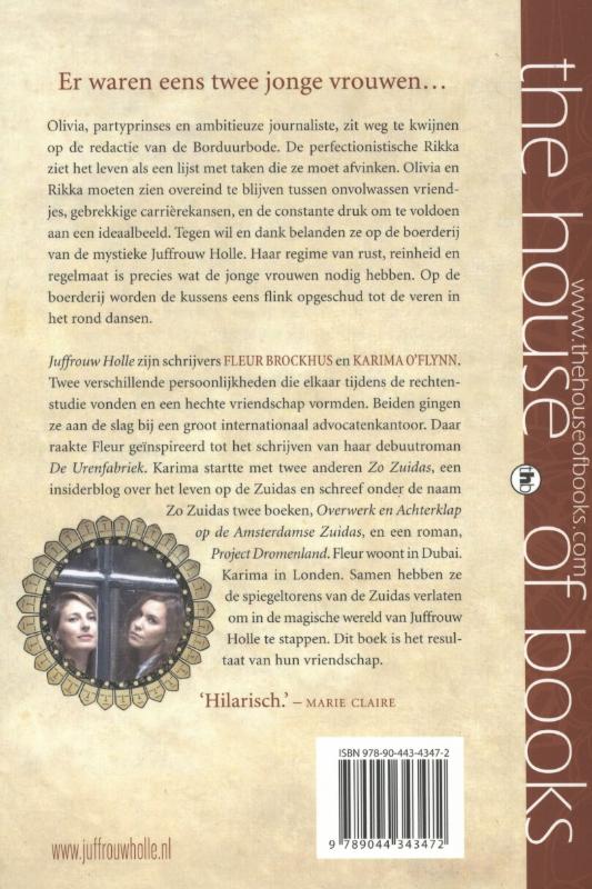 Achterkant van Juffrouw Holle