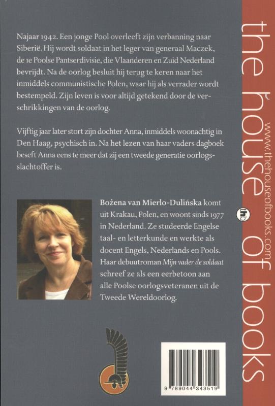 Achterkant van Mijn vader de soldaat