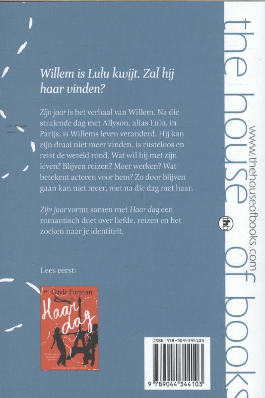 Achterkant van Zijn jaar