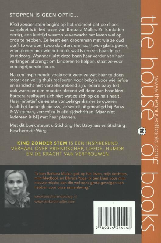 Achterkant van Kind zonder stem