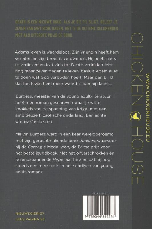 Achterkant van Hype