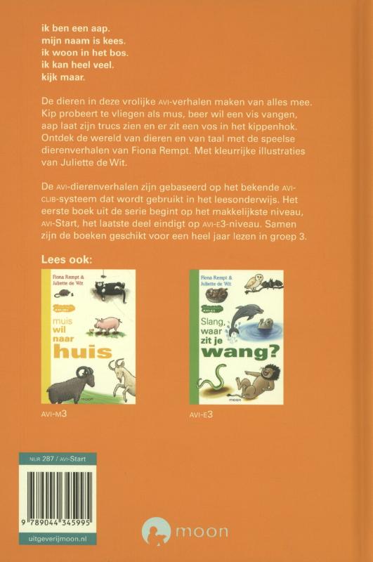 Achterkant van Wim wil een vis